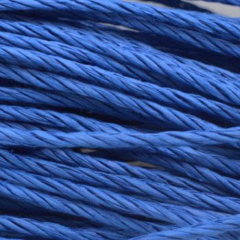 plied paperyarn thin bright blue